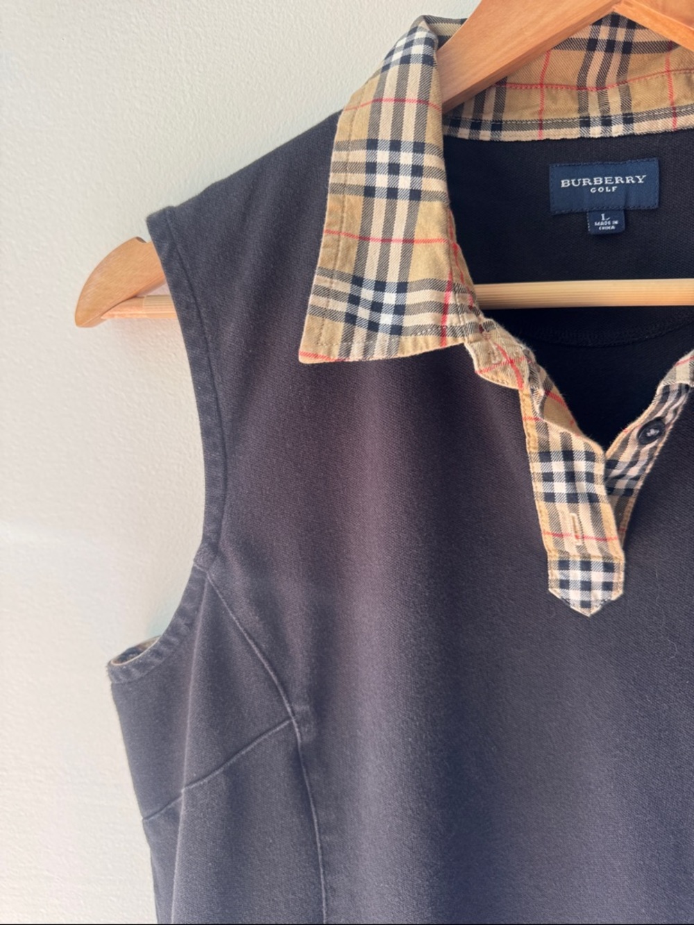 Burberry Golf Black Cotton Stretch Dress with Pockets - Picture 5 of 6